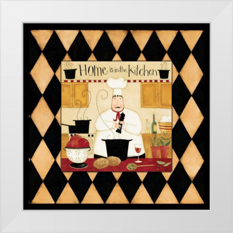 Tasty White Modern Wood Framed Art Print by DiPaolo, Dan