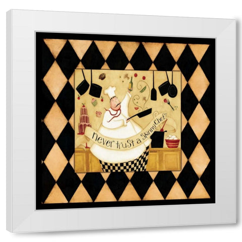 Main Chef White Modern Wood Framed Art Print by DiPaolo, Dan
