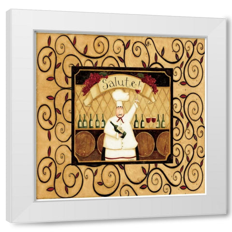Chef Choice White Modern Wood Framed Art Print by DiPaolo, Dan