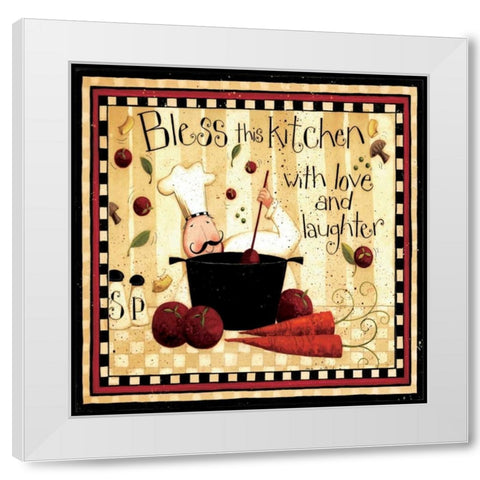 Carrots White Modern Wood Framed Art Print by DiPaolo, Dan