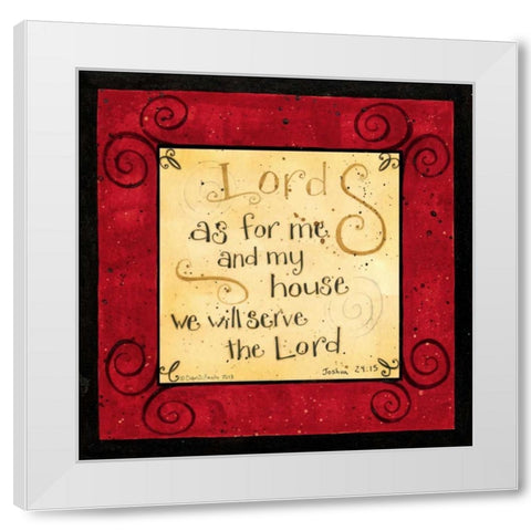 Lord White Modern Wood Framed Art Print by DiPaolo, Dan