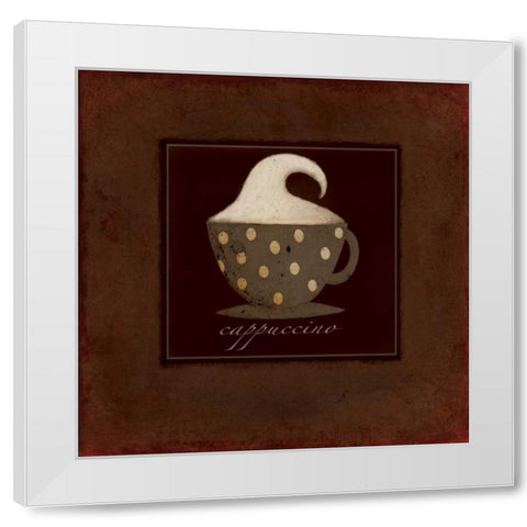 Dark Cappuccino White Modern Wood Framed Art Print by DiPaolo, Dan