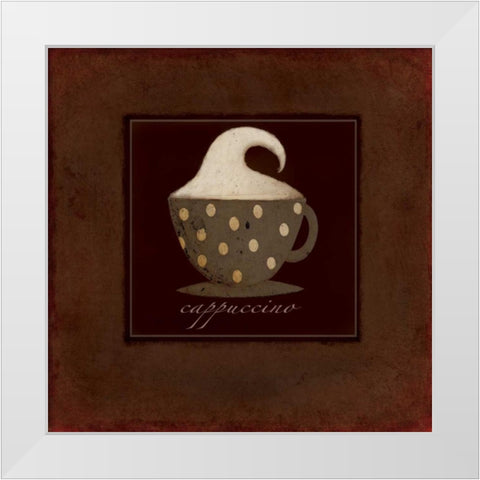 Dark Cappuccino White Modern Wood Framed Art Print by DiPaolo, Dan