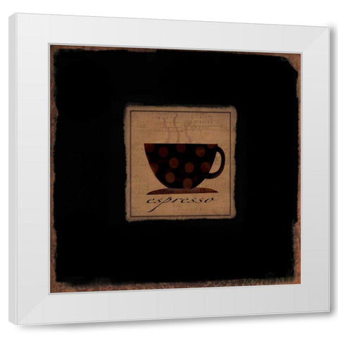 Dark Espresso White Modern Wood Framed Art Print by DiPaolo, Dan