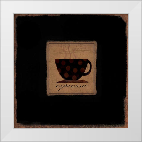 Dark Espresso White Modern Wood Framed Art Print by DiPaolo, Dan