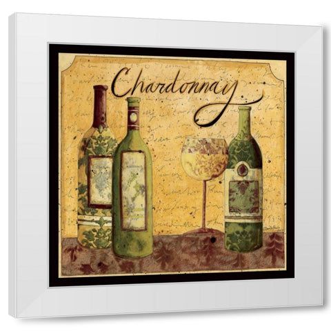 Best Wine White Modern Wood Framed Art Print by DiPaolo, Dan