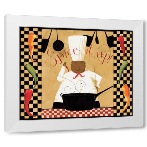 Spice It Up White Modern Wood Framed Art Print by DiPaolo, Dan
