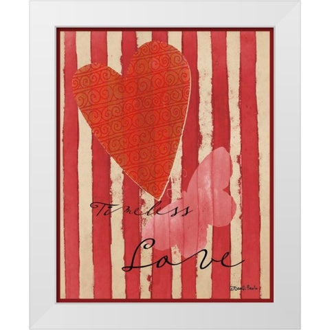 Timeless Love 2 White Modern Wood Framed Art Print by DiPaolo, Dan