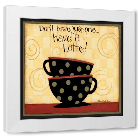 You And Me White Modern Wood Framed Art Print by DiPaolo, Dan