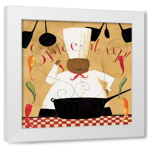 Spice It Up White Modern Wood Framed Art Print by DiPaolo, Dan