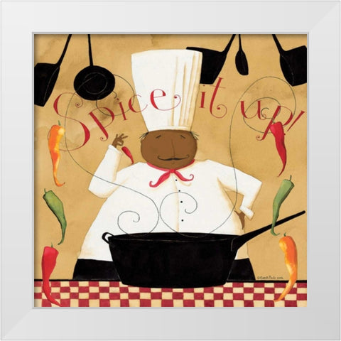Spice It Up White Modern Wood Framed Art Print by DiPaolo, Dan