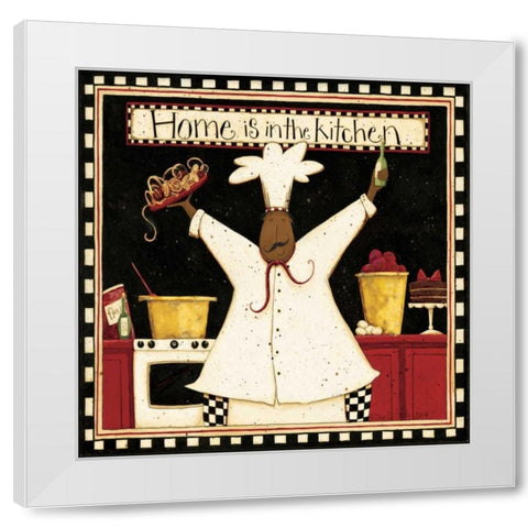 Home Kitchen White Modern Wood Framed Art Print by DiPaolo, Dan