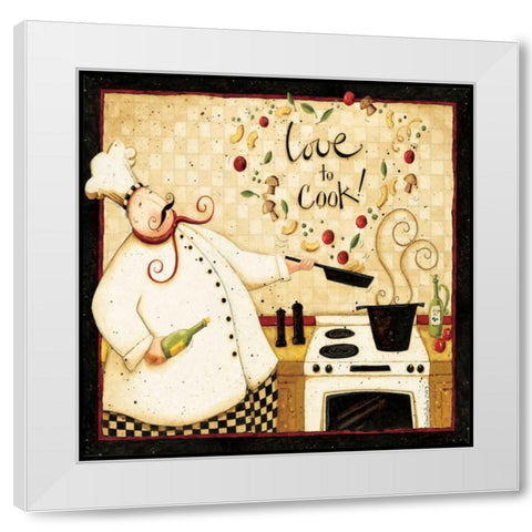 Stove Top White Modern Wood Framed Art Print by DiPaolo, Dan
