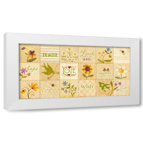 Spring Time White Modern Wood Framed Art Print by DiPaolo, Dan