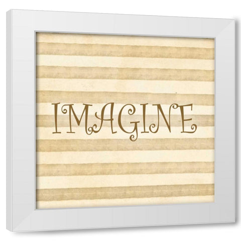 Spring Imagine     White Modern Wood Framed Art Print by DiPaolo, Dan