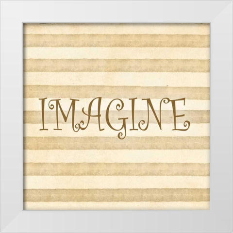 Spring Imagine     White Modern Wood Framed Art Print by DiPaolo, Dan