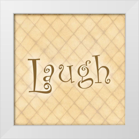 Spring Laugh White Modern Wood Framed Art Print by DiPaolo, Dan