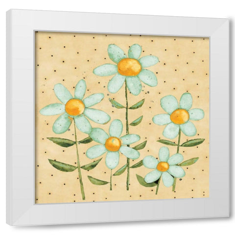 Spring Plant White Modern Wood Framed Art Print by DiPaolo, Dan