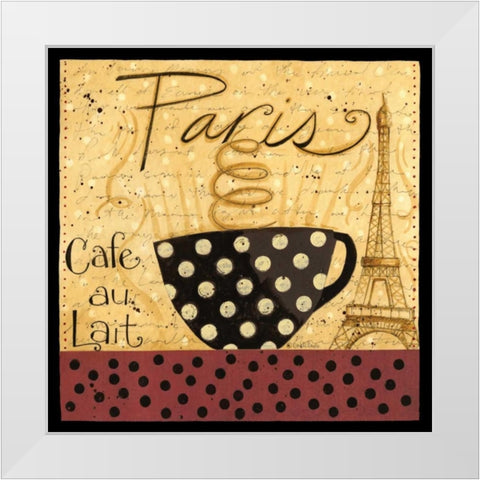 Drink It all White Modern Wood Framed Art Print by DiPaolo, Dan