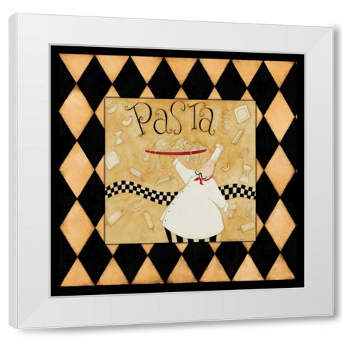 A Little Pasta White Modern Wood Framed Art Print by DiPaolo, Dan
