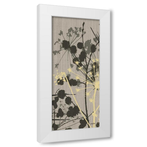 Grasses 2 Gray White Modern Wood Framed Art Print by Stimson, Diane