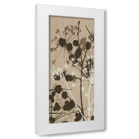 Grasses 2 Tan White Modern Wood Framed Art Print by Stimson, Diane