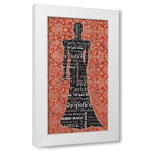 Runway 1 White Modern Wood Framed Art Print by Stimson, Diane