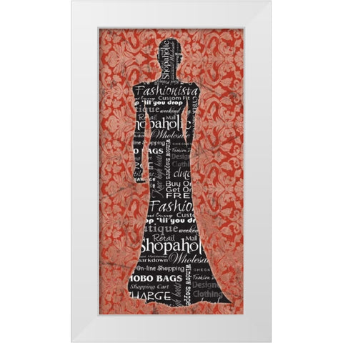 Runway 1 White Modern Wood Framed Art Print by Stimson, Diane