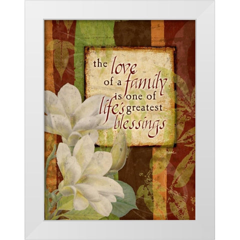 Spice Family White Modern Wood Framed Art Print by Stimson, Diane