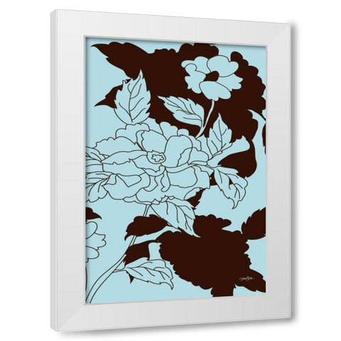 Cabella 2 White Modern Wood Framed Art Print by Stimson, Diane