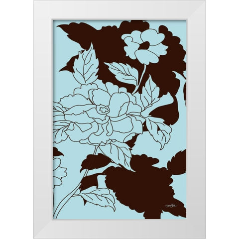 Cabella 2 White Modern Wood Framed Art Print by Stimson, Diane