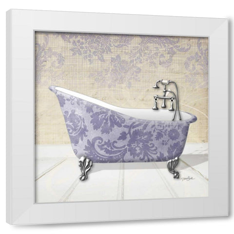 Lacey Tub 3 White Modern Wood Framed Art Print by Stimson, Diane
