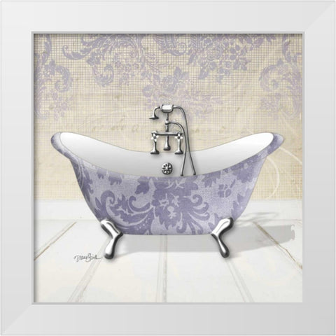 Lacey Tub 4 White Modern Wood Framed Art Print by Stimson, Diane