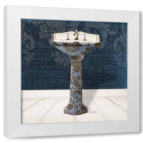 Lacey Sink 5 White Modern Wood Framed Art Print by Stimson, Diane