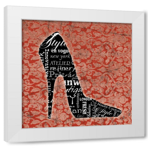 Runway 3 White Modern Wood Framed Art Print by Stimson, Diane