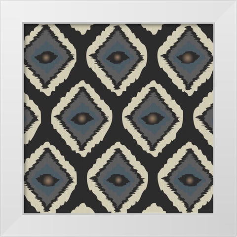 Eye Cat 1 White Modern Wood Framed Art Print by Stimson, Diane