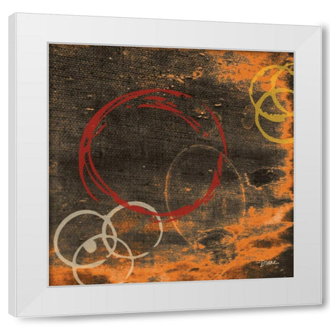 Firey Retreat 2 White Modern Wood Framed Art Print by Stimson, Diane