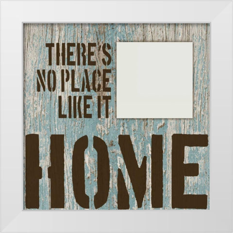 Home Grunge White Modern Wood Framed Art Print by Stimson, Diane
