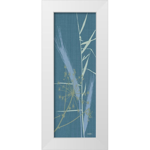 Grasses 2 White Modern Wood Framed Art Print by Stimson, Diane