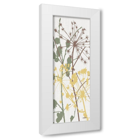 Grasses 3 White Modern Wood Framed Art Print by Stimson, Diane