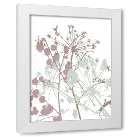 Tranquil Grass 1 White Modern Wood Framed Art Print by Stimson, Diane