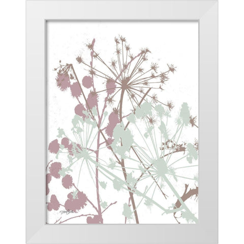 Tranquil Grass 1 White Modern Wood Framed Art Print by Stimson, Diane