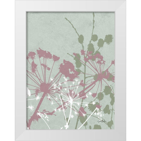 Tranquil Grass 2 White Modern Wood Framed Art Print by Stimson, Diane