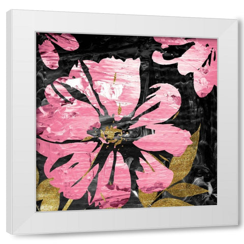 Black Rose 2 White Modern Wood Framed Art Print by Stimson, Diane