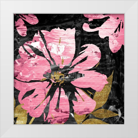 Black Rose 2 White Modern Wood Framed Art Print by Stimson, Diane