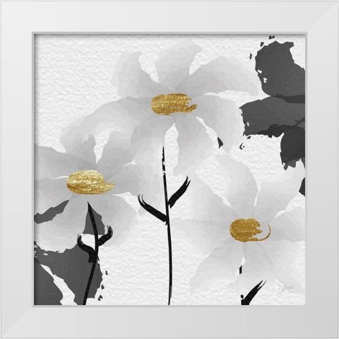 Watercolor Florals 2 White Modern Wood Framed Art Print by Stimson, Diane