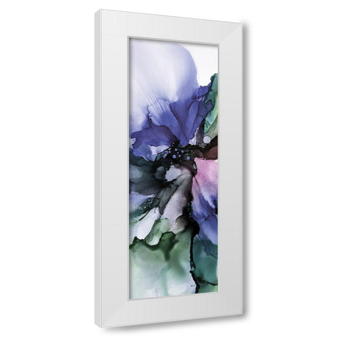 Vibrant Floral 2 White Modern Wood Framed Art Print by Debs, Emma Catherine