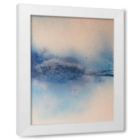 Mysterious Land White Modern Wood Framed Art Print by Debs, Emma Catherine