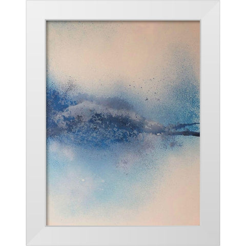 Mysterious Land White Modern Wood Framed Art Print by Debs, Emma Catherine