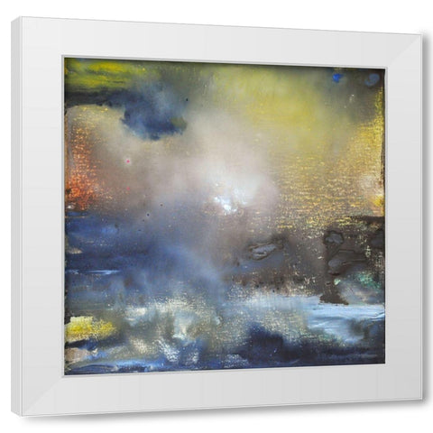 Primordial Vista 2 White Modern Wood Framed Art Print by Debs, Emma Catherine